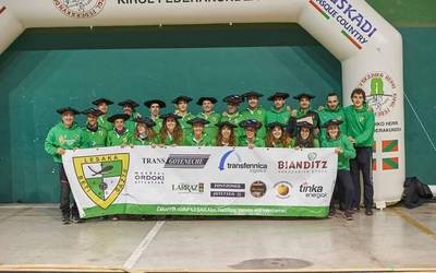 Euskal Herriko sokatira txapel guztien jabe egin da Beti Gazte lehen aldiz