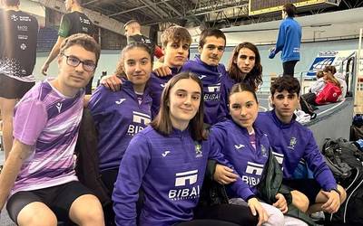 Ane del Fresno atletak Arrasateko errekorra gainditu du berriro, 60 metrotan