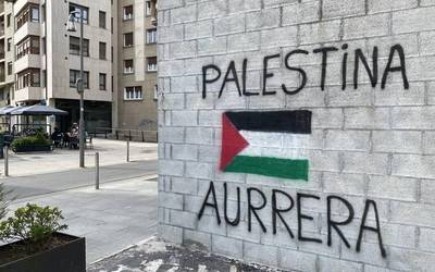 Durangoko EH Bilduk, EAJk, PSE-EEk eta Herriaren Eskubideak palestinarren kontrako genozidioa salatu dute
