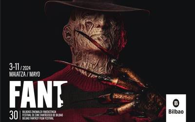 Freddy Krueger aurtengo FANT fantasia zinema jaialdiaren aurpegi