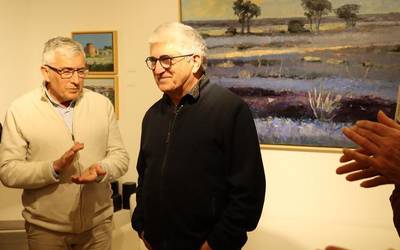 Ikusmin handia piztu du Xabier Agirreren 'Paisaiak' erakusketak