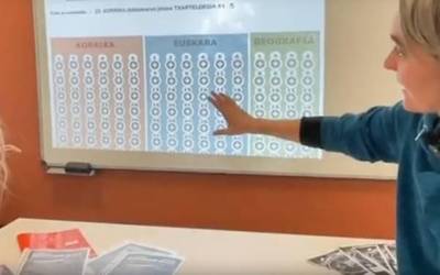 Korrikaren unitate didaktikoak, euskaltegien esku