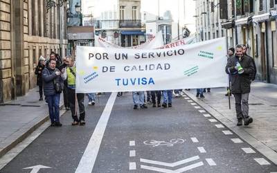 Aurrera doa Tuvisako langileen greba mugagabea