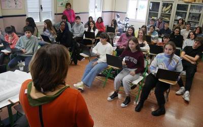 Laudio Institutuko ikasleek Irlanda eta Italiara joko dute Erasmus+ programaren barruan