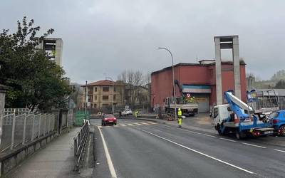 Trenbideko proiektuaren barruan N-634 errepidea itxiko dute hurrengo bi asteburuetan Zaldibarren