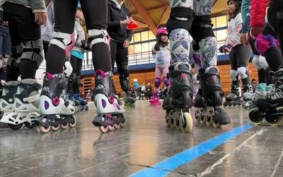 Aramaioarrak gero eta trebeagoak dira patinetan