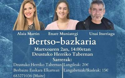 Larunbatean itzuliko da Aferak bertso dinamika