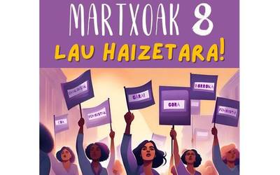Asteburuan Emakumeen Egunari lotutako ekintzak hasiko dira Zamudion, Zapata Gorriakek antolatuta