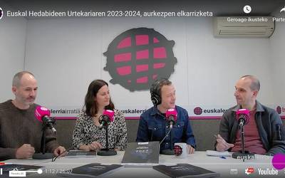 Euskal Hedabideen Urtekaria Euskalerria Irratian aurkeztu du Behategiak