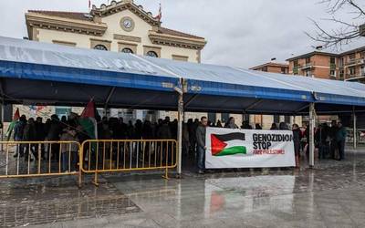 Palestinaren aldeko mobilizazioek ez dute etenik Aiaraldean