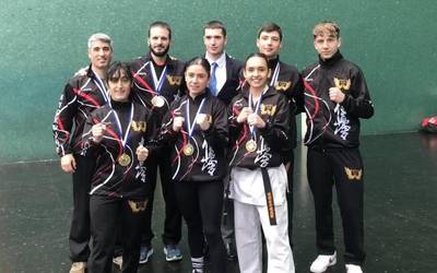 Euskadiko txapelketarako sailkatu dira Saioa karate taldeko hiru kide