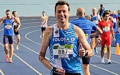Alberto Rebollo Espainiako Master Atletismo Txapelketan milaka atleta beteranoen artean
