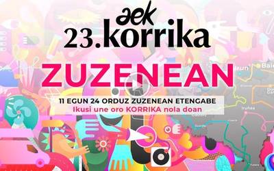 [ZUZENEKOA]: Jarraitu zuzenean Korrika