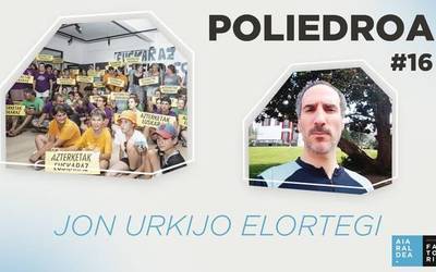 Azterketak euskaraz lortzeko borrokari buruz mintzatu gara Jon Urkijo laudioarrarekin