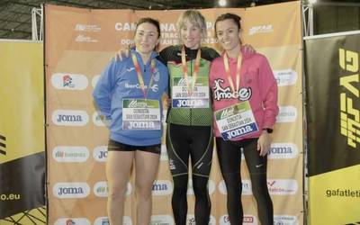 Itxaso Escondrillasek brontzezko domina eskuratu zuen Espainiako Atletismo Master Txapelketan, lesionatuta egon arren