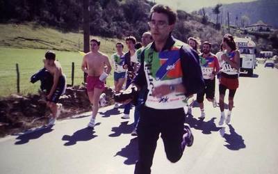 1991ko Korrikak Aiaraldean utzitako irudiak