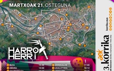 Korrika 15:30ean helduko da Bilbora