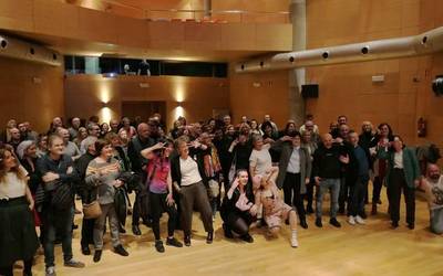 Korrikaren aurkezpen soziala egin zen atzo Itsas Museumen