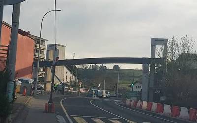 N-634 errepidea itxiko dute asteburuan Zaldibarren, trenbideko proiektuagaitik