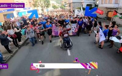 Aiaraldean Araba agurtu du 23. Korrikak