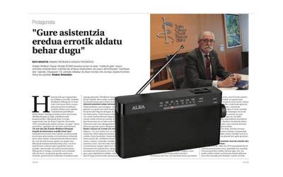 "Medikuei aitortza gutxi egiten zaiela uste du Urigoitiak"
