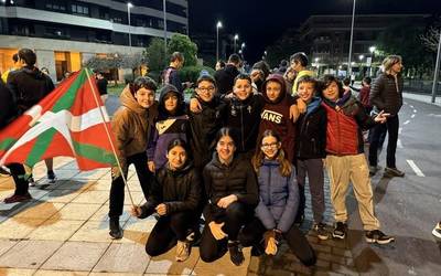 Harrera beroa eman diote debagoiendarrek Korrikari