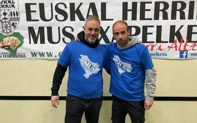 Heriz eta Unanue Euskal Herriko mus txapelketaren finalean Zuberoan