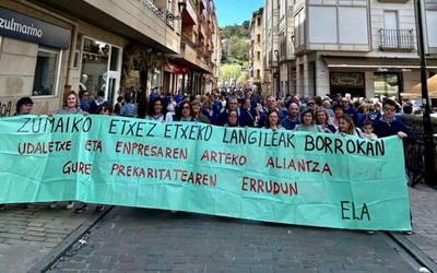 Jaietan ere protestan, hitzarmen eske