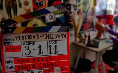 Kexaako monumentu multzoan amaitu dute 'Historias de Halloween' pelikularen grabaketa