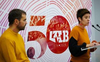 Mende erdi ospatu ditu LAB sindikatuak