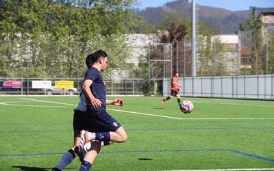 Azken uneko porrot mingarria jaso du Bergarak Zarautzen aurka (0-1)