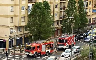 Sutea piztu da Latiorro auzunean, baina ez da zauriturik egon