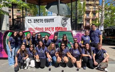 Indaberrituta ospatu dute Urduñako Gazte Eguna