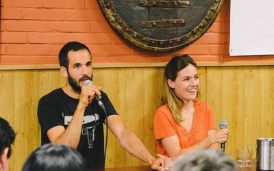 Bertso bazkaria Nerea Ibarzabal eta Julio Sotorekin apirilaren 27an