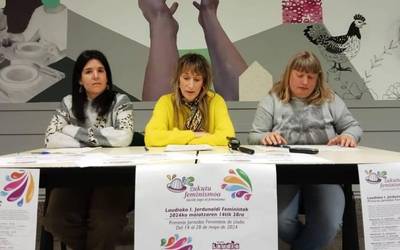 Laudioko I. Jardunaldi Feministek autodefentsa, zaintza, trans borroka, hezkidetza edota umorea landuko dituzte