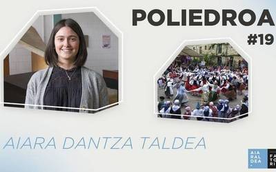 Aiara Dantza Taldearekin solasean gaurko pregoiaren atarian