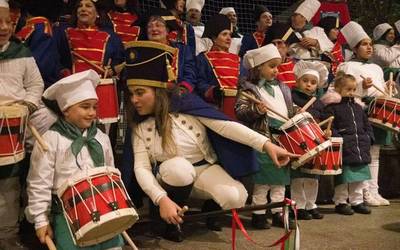 Danbor hotsekin egin diote ongi etorria San Prudentzio egunari Laudion