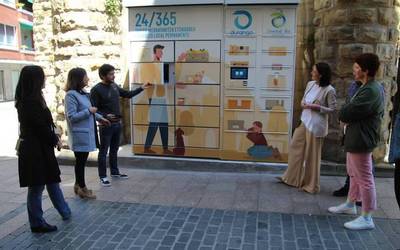 'Locker' armairuak erabiltzera deitu du Durangoko Udalak