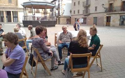 Alde Zaharreko festetan, Euskararen festa