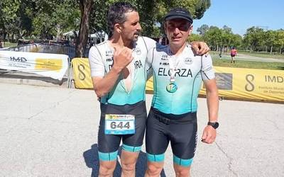 Sevilla eta Xilxeseko triatloi probak jokatu dituzte Azkoitriko kideek