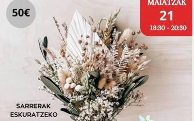Lore sikuen sortak egiteko tailerra Baserri Antzokian