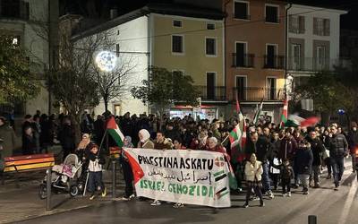 Palestinaren aldeko mobilizazioak deitu dituzte