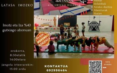 Ludozirkoteka Latasan uztailaren 15etik 26ra