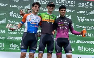 Eneit Bertiz txirrindulari sunbildarra bigarren izan da Green Series txapelketan