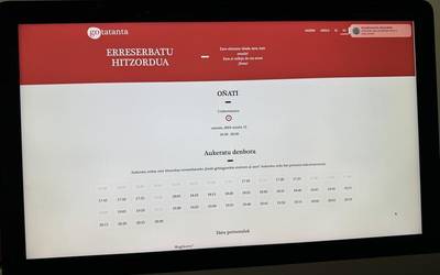 Online ere hartu ahal da odola emateko txanda