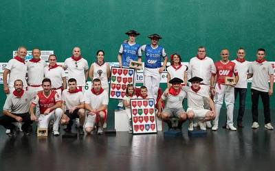 Uterga eta Mitxeo doneztebarrek irabazi dute San Fermin erremonte torneo nagusia