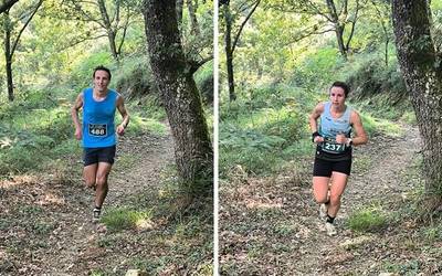 Ibon Erdozainek eta Ane Elzaurdiak irabazi dute XIII. Alkaiaga Trail lasterketa