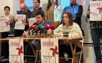 “Haur eskolak euskaraz auzo guztietan!” aldarrikatuko du Iruñeko Euskalgintzak abenduaren 11n