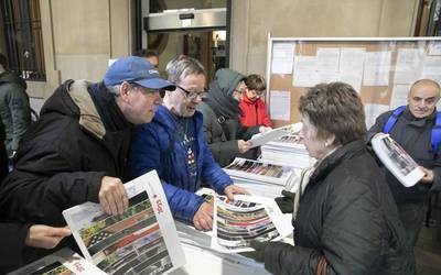 Egun bakarrean agortu dira Iruñeko egutegiaren 20.000 aleak