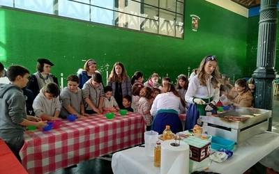 Talo eta marrazki artean ospatu dute San Tomas Txiki Artziniegan